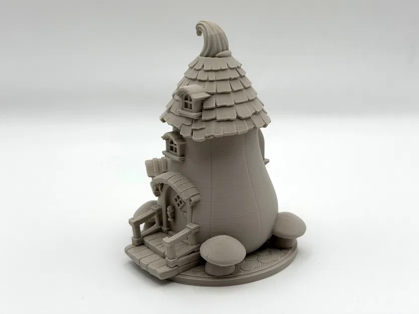 Toadstool Cottage – Nhà Nấm Fantasy Mini để In 3D - Image 5
