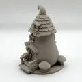 Toadstool Cottage – Nhà Nấm Fantasy Mini để In 3D - Thumbnail 5