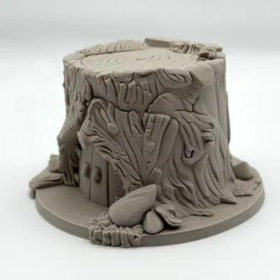 Stump Cottage – Nhà Gỗ Mini Từ Gốc Cây