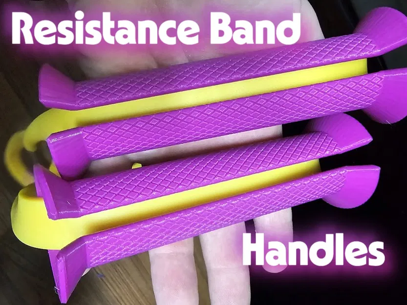 Tay cầm dây kháng lực (Resistance Band Handles) bề mặt knurled, grip 32 mm - Image 1