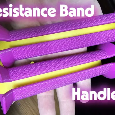 Tay cầm dây kháng lực (Resistance Band Handles) bề mặt knurled, grip 32 mm