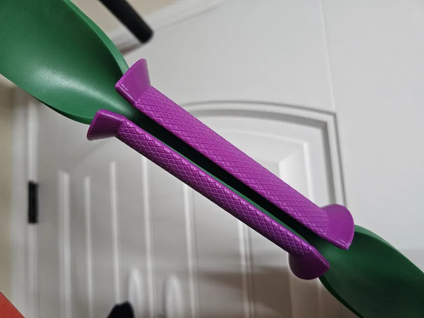 Tay cầm dây kháng lực (Resistance Band Handles) bề mặt knurled, grip 32 mm - Image 3