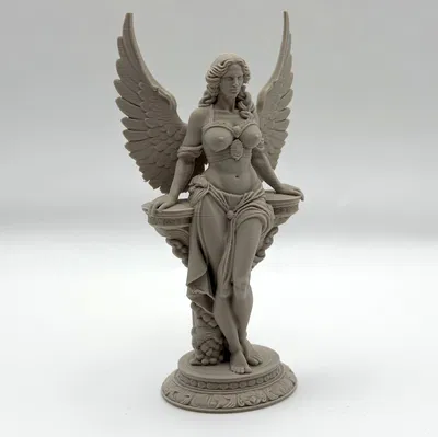 Winged Embrace – Tượng Thiên Thần Thanh Lịch