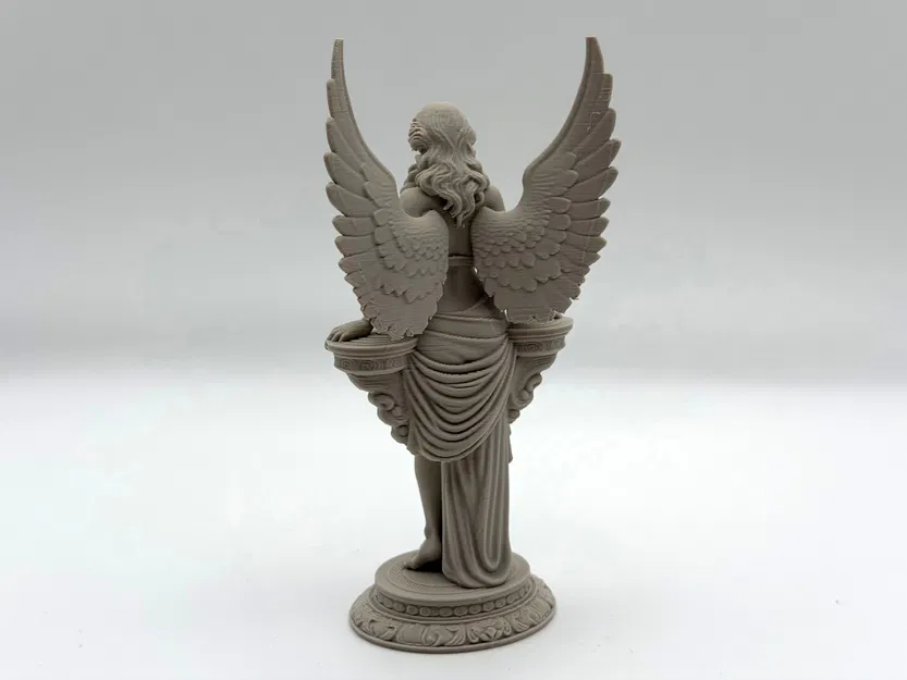 Winged Embrace – Tượng Thiên Thần Thanh Lịch - Image 3