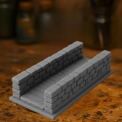 Đế Diorama Hành Lang Đá (Stone Corridor Diorama Base)