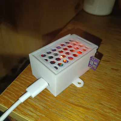 Hộp project cho Lolin S2 Mini + BMP280+AHT20 và MQ-135