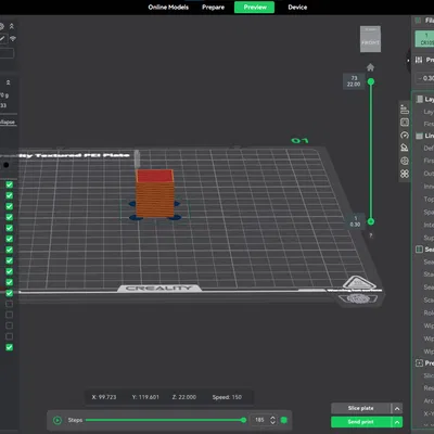 Profile in CREALITY CR10SE tối ưu | Best Quality > Super Fast | Creality Print Ready