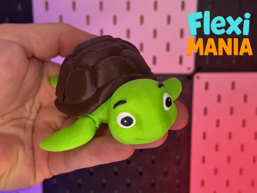 Rùa Khớp Nối Dễ Thương Print-in-Place – Không Cần Supports - Image 3