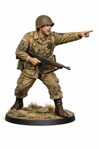 Bolt Action WW2 U.S. NCO (Sĩ quan hạ sĩ quan Mỹ Thế chiến 2) - Image 1