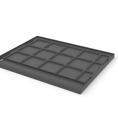 Khay trên Gridfinity cho kệ xếp chồng (Stackable Shelf Organizer)