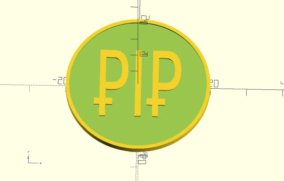 Coin Pippa tùy biến (Customizable Pippa Coin) - Image 1
