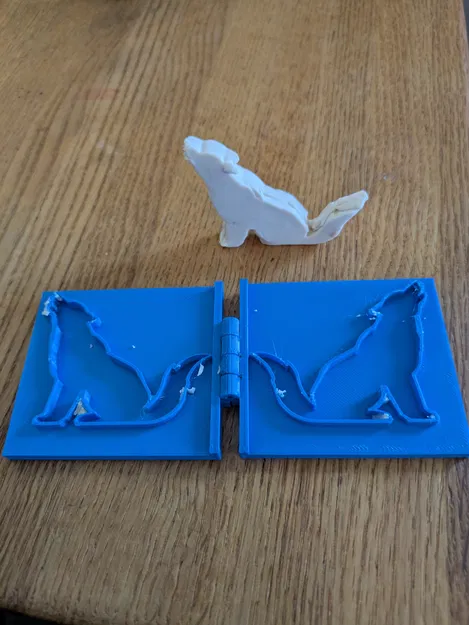 Khuôn Playdough hình Sói (Wolf Playdough Mold) - Image 1