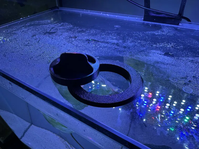 Cổng Cho Ăn Tròn Cho Nắp Hồ Cá (Circular Aquarium Lid Feeding Port) - Image 2