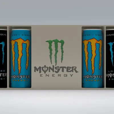 Kệ để lon Monster Drinks Stand
