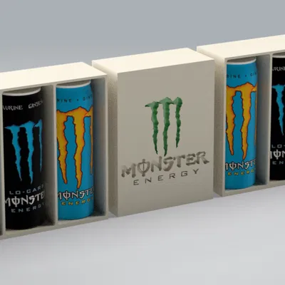 Kệ để lon Monster Drinks Stand