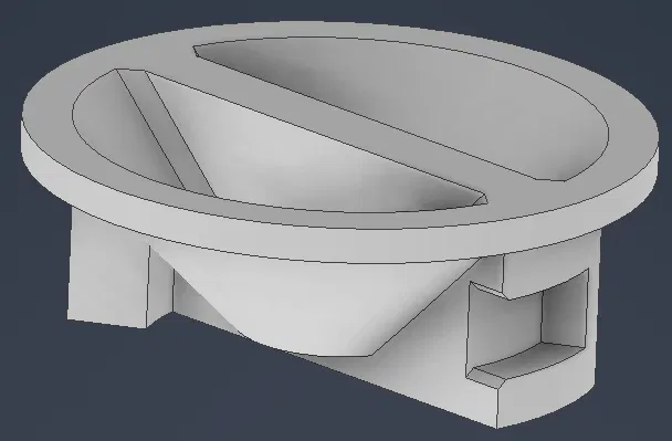 Nút bịt Spool Holder tối giản cho Creality K1 (Minimal Spool Holder Plug) - Image 1