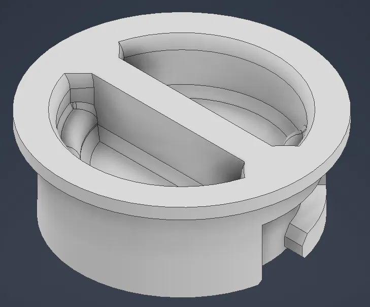 Nút bịt Spool Holder tối giản cho Creality K1 (Minimal Spool Holder Plug) - Image 2