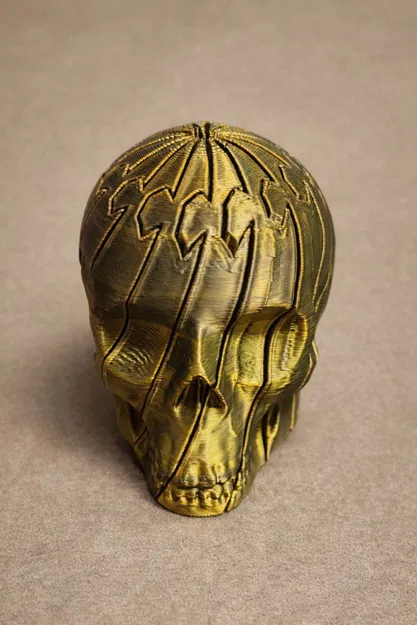 Đầu Lâu Fidget Mở Rộng – Đồ Chơi Stress Khớp Nối (Articulated Skull) - Image 1