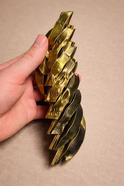 Đầu Lâu Fidget Mở Rộng – Đồ Chơi Stress Khớp Nối (Articulated Skull) - Image 2