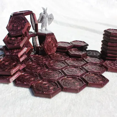 Tile lục giác nam châm cho tabletop (Magnetic Hex tabletop tile)