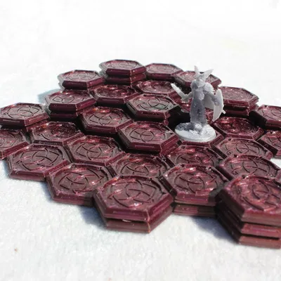 Tile lục giác nam châm cho tabletop (Magnetic Hex tabletop tile)