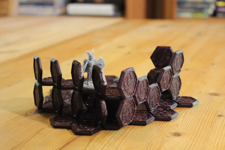 Tile lục giác nam châm cho tabletop (Magnetic Hex tabletop tile) - Image 3