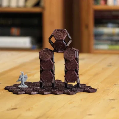 Tile lục giác nam châm cho tabletop (Magnetic Hex tabletop tile)