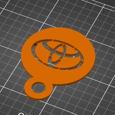 Logo Toyota cho cà phê