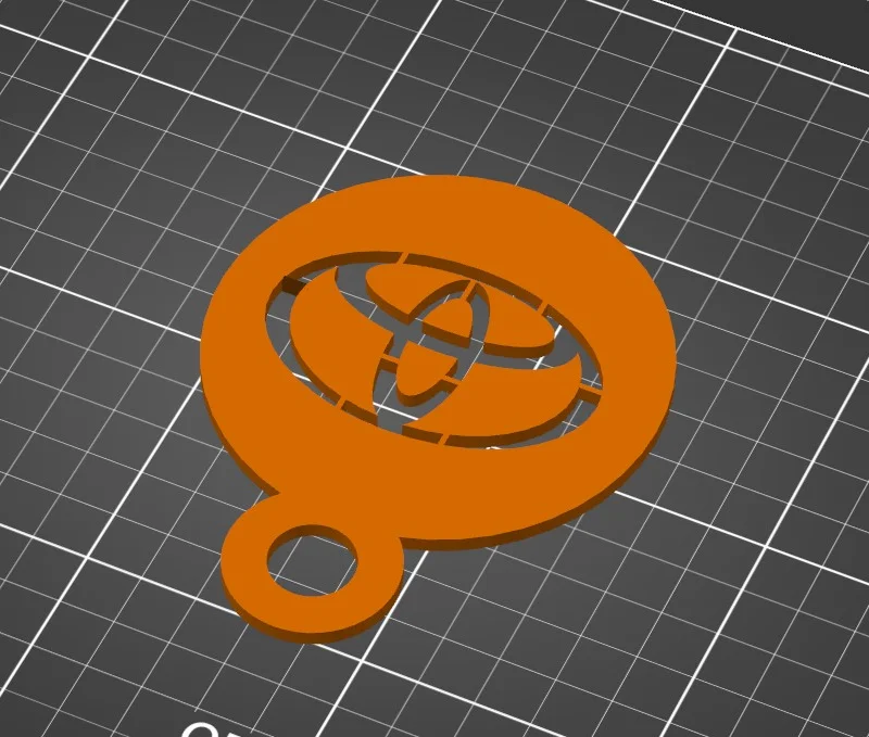 Logo Toyota cho cà phê