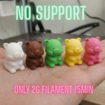 Mini Pig Pocket Figurine – Tượng Heo Mini Bỏ Túi