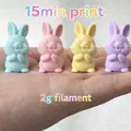 Tượng Thỏ Easter Mini (Mini Easter Bunny Figurine) - Thumbnail 1