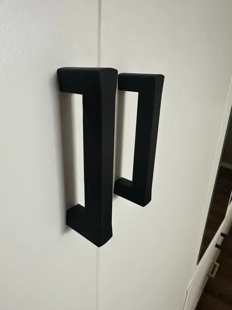 Tay nắm cửa tối giản góc cạnh (Minimalist Angular Door Handle) - Image 3