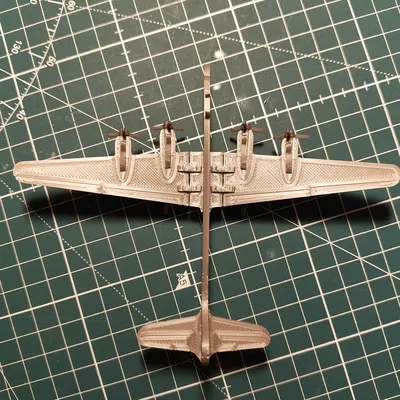 Douglas DC-4 Kit Card – Mô hình lắp ráp để in 3D