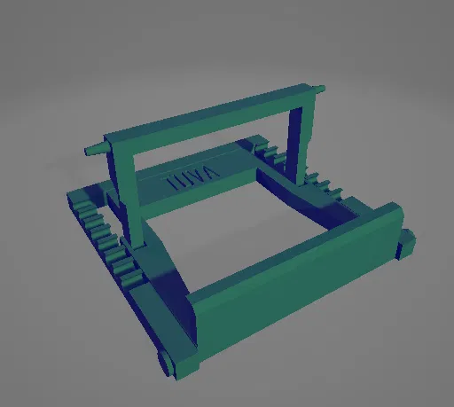 Tuva PC holder (kệ đỡ laptop print-in-place) - Image 1