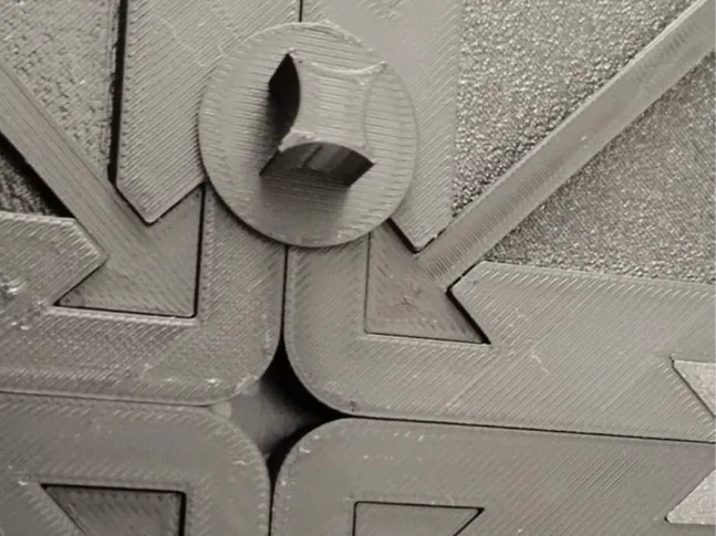 Nắp bo góc (Rounded Frame Cap) cho khung 200x200mm - Image 1