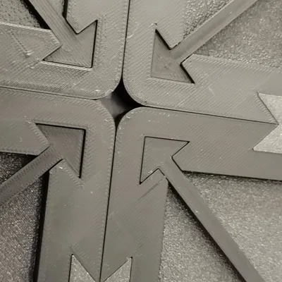 Nắp bo góc (Rounded Frame Cap) cho khung 200x200mm