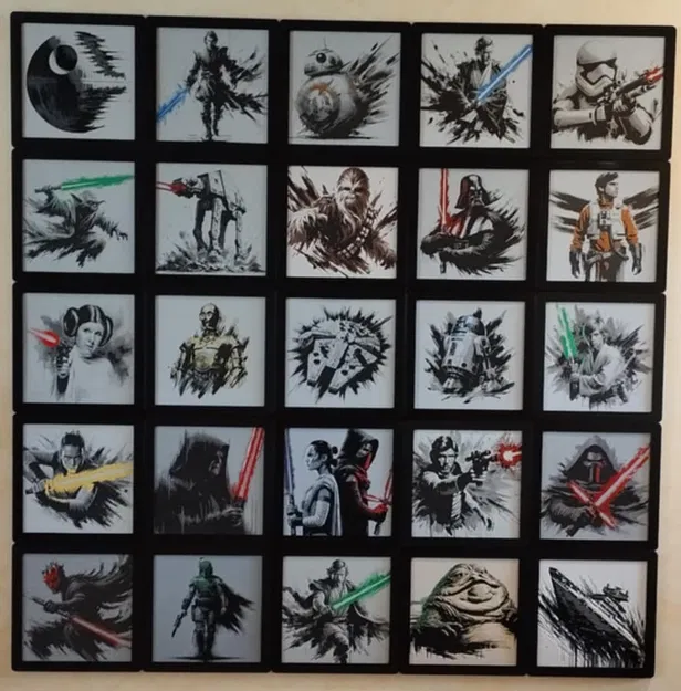 Nắp bo góc (Rounded Frame Cap) cho khung 200x200mm - Image 5