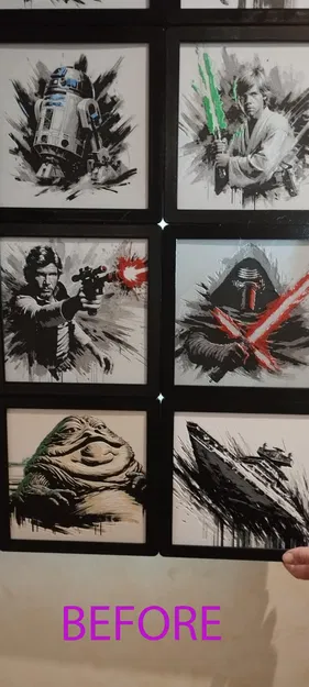 Nắp bo góc (Rounded Frame Cap) cho khung 200x200mm - Image 6