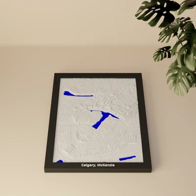 Calgary, McKenzie, Canada - Mô hình 3D thu nhỏ