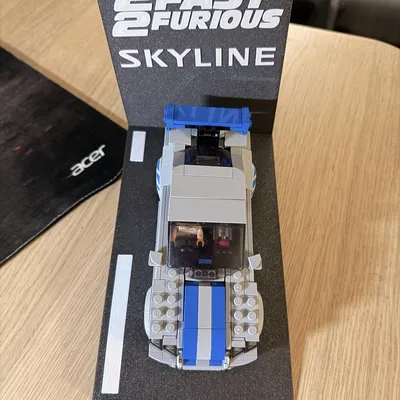 Đế trưng bày LEGO Speed Champions 76917 Nissan Skyline GT-R (R34) 2 Fast 2 Furious