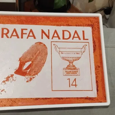 Khung cho “Nadal-on-Court-Plaque”