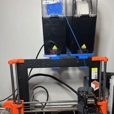 Kệ/giá đỡ máy sấy filament cho Prusa MK4 (file F3D)