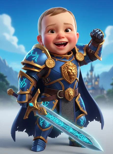 Baby Knight – Bộ sưu tập World of Warbabies - Image 1