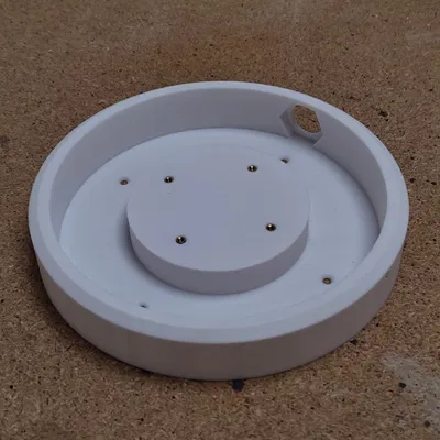 Ngàm gắn trần (surface mount) cho Unifi AP, có cổng conduit 20mm