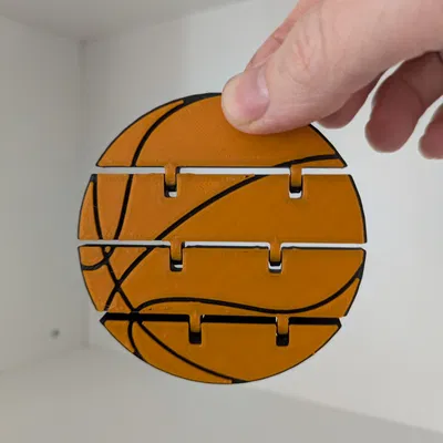 Bóng rổ fidget khớp linh hoạt – 75mm print-in-place