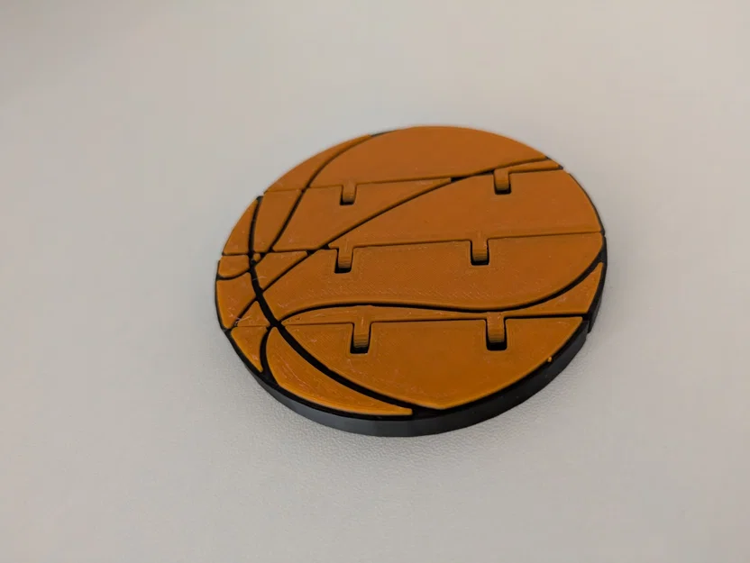 Bóng rổ fidget khớp linh hoạt – 75mm print-in-place - Image 3