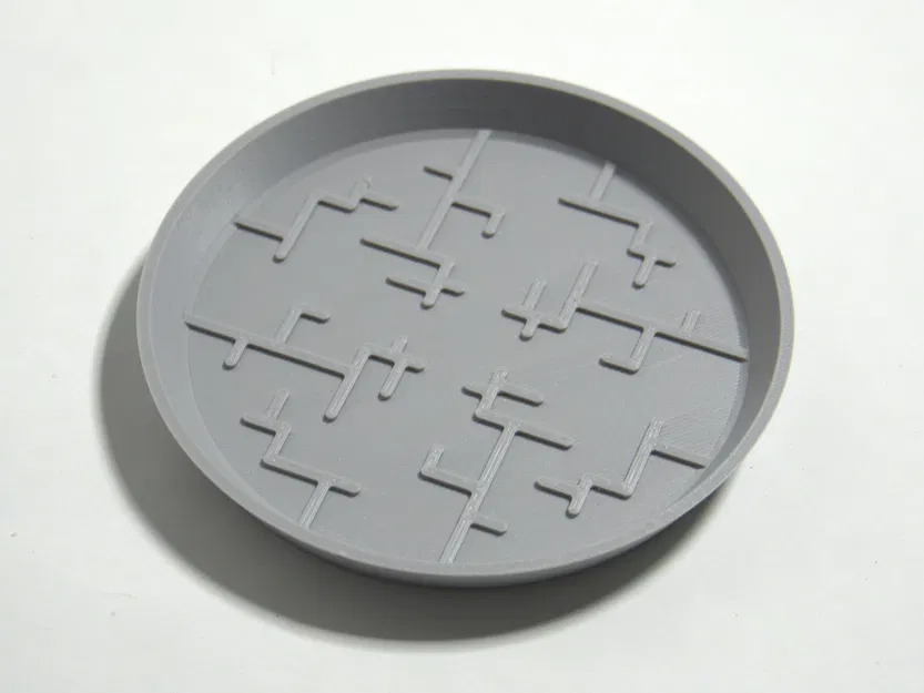 Dĩa lót chậu hình học tối giản phong cách Nhật (Japanese-Inspired Geometric Plant Pot Saucer) - Image 2
