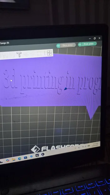 Bảng hiệu “3D Printing in Progress” - Image 1