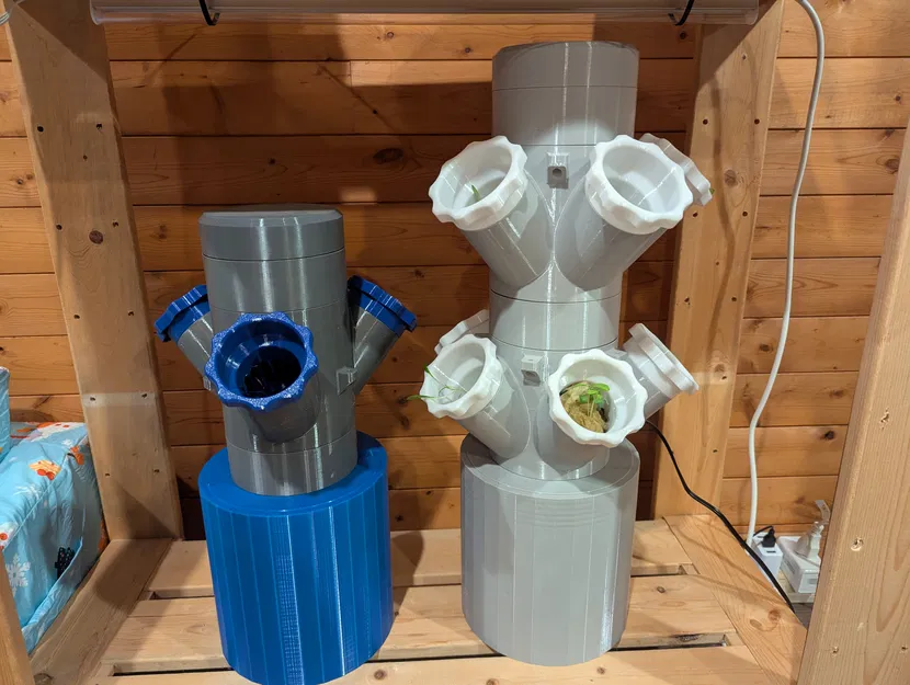 Chậu Tháp Thủy Canh (Hydroponics Tower Pot) - Image 5