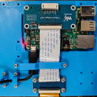 Mặt lưng InkyPi Weather Display (DIY Machines) cho Raspberry Pi 3b/4b
